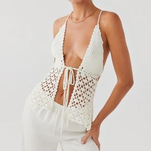 Knit top cute cover-up